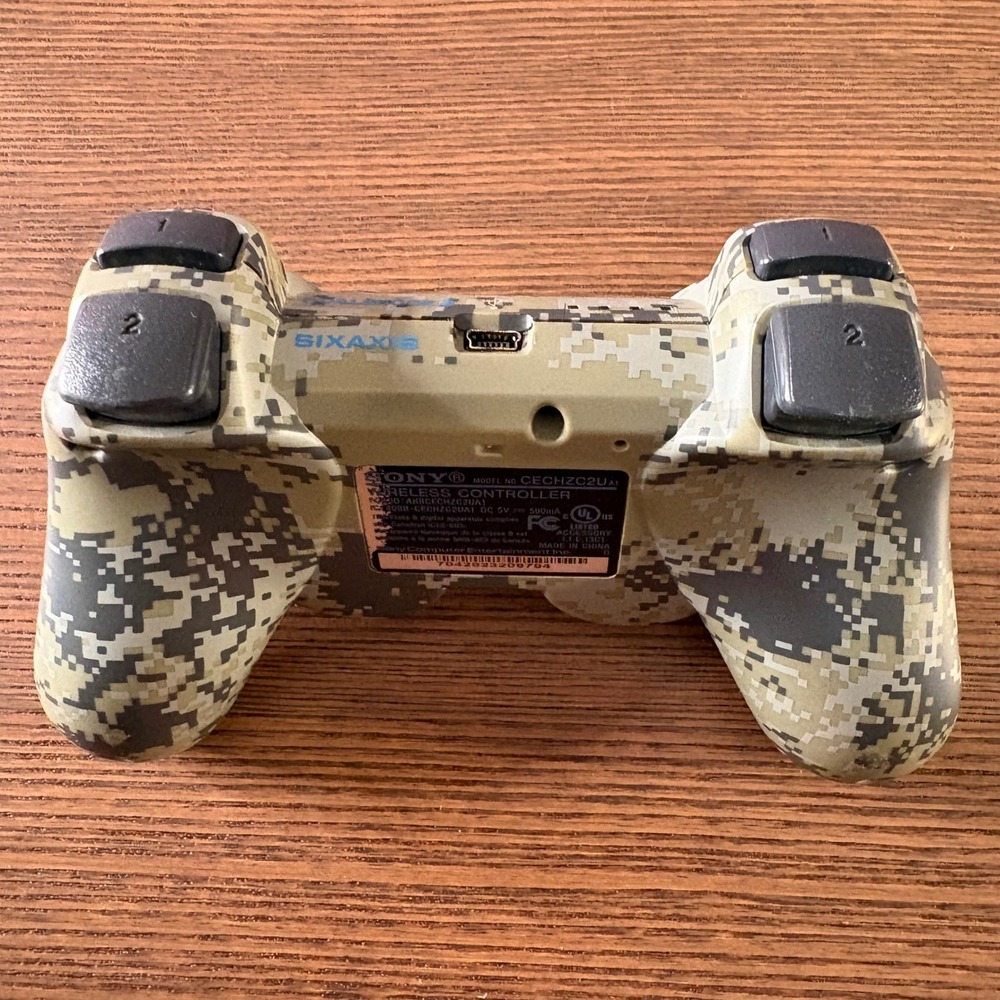 Sony DualShock 3 PS3 Controller SIXAXIS Camo CECHZC2U A1 Good Digital - Picture 8 of 9